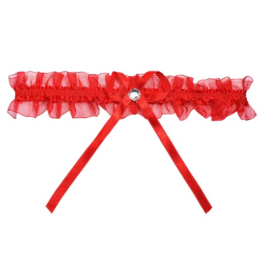 RED krištáľový plesový podväzok