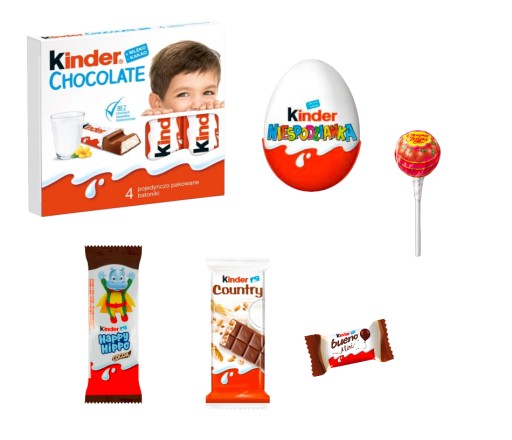 Balíček sladkostí Kinder Gift Detská sada darček ku Dňu detí