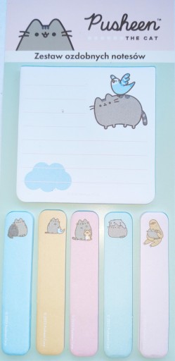 SET NOTEBOOKOV PUSHEEN mačka BAMBINO 6 ks. záložky