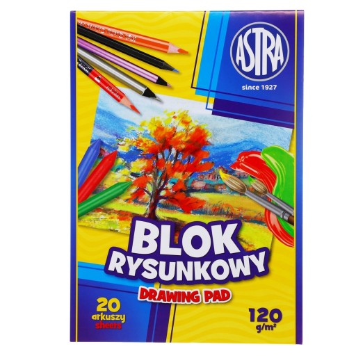 ŠKOLSKÝ BLOK A4 20 BIELY PAPIER ASTRA