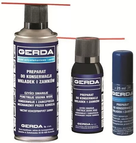 Prípravok na údržbu vložky/zámku GERDA 25ml