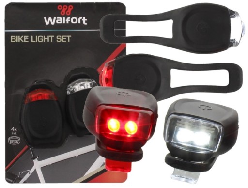 SET LED OSVETLENIA PRE BICYKEL PREDNÉ A ZADNÉ