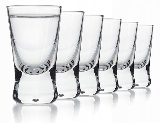 Poháre na vodku (25 ml) X-line Krosno 6 ks