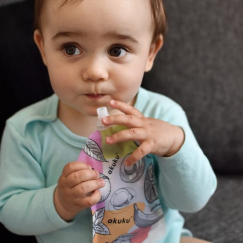 AKUKU opakovane použiteľné potravinové vrecká 150ML 5 ks.