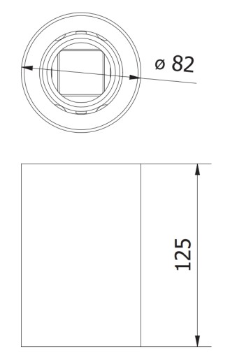 RESTO stropné svietidlo, IP20 max 20W, okrúhle, čierne