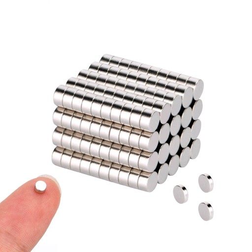 VALEC NEODYMOVÝ MAGNET 3x2 mm SILNÝ, okrúhly, kotúčový, HUNTER - 100 KS