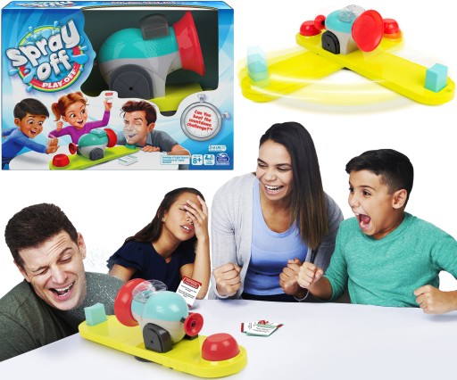 SPRAY OFF GAME CHALLENGE - SPRAY GAME POLISH SPIN MASTER VERSION