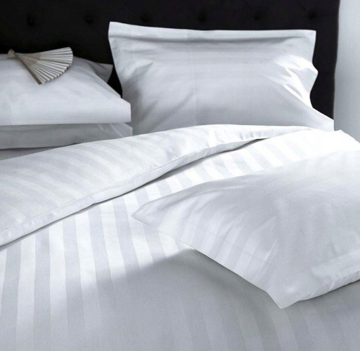 Obliečka na vankúšik 50x60 Hotel Damask Biela 1CM