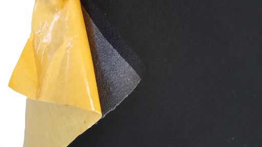 Samolepiaca plsť, jemná čierna, 350g/m2, 40x150cm
