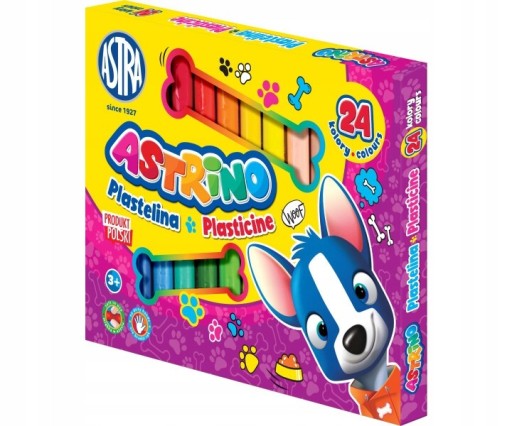 PLASTICINE 24 FAREB so psíkom ASTRINO ASTRA
