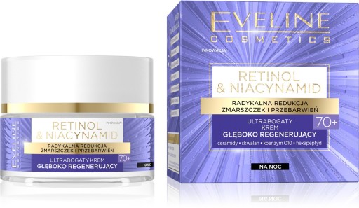 Eveline Cosmetics Retinol & Niacinamide cream 70+