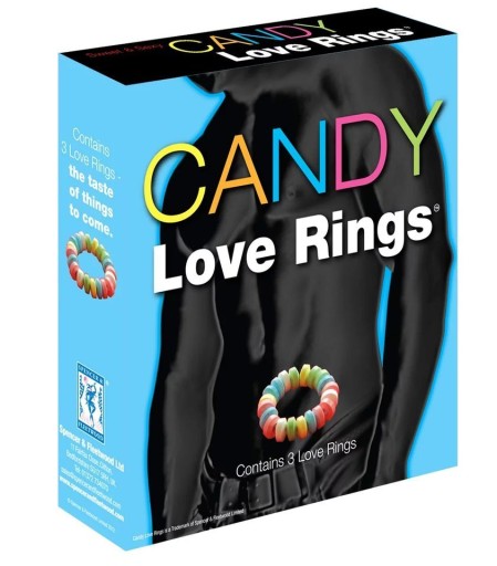 Prstene Candy - Prstene Candy Love 3 ks.