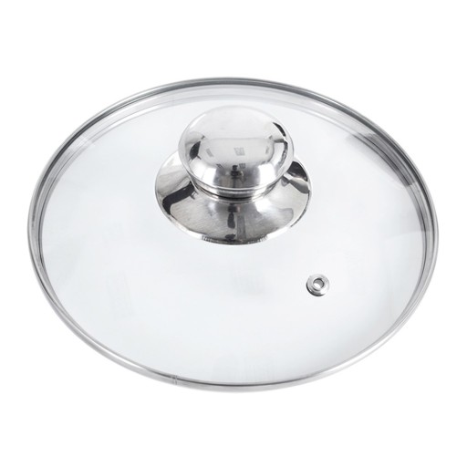 SKLENENÁ pokrievka, univerzálna pokrievka na hrnce, panvice, panvice, 14 cm