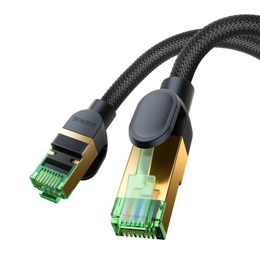 BASEUS RJ45 LAN KÁBEL ETHERNET CAT8 INTERNETOVÝ KÁBEL 40 Gb/s 1m