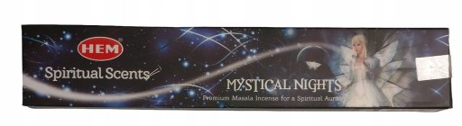 INDICKÉ PEĽOVÉ VONNÉ TYČINKY DUCHOVNÉ VÔNE MYSTICKÁ NOCI LEM 15 g