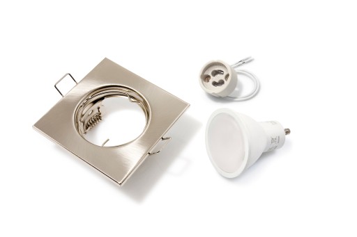 HALOGEN LIGHT SATIN + LED 3W + GU10 SET