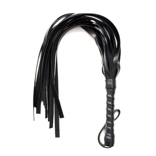 KNÚT 42 cm - čierny KOŽENÝ BIČ SEX FOG
