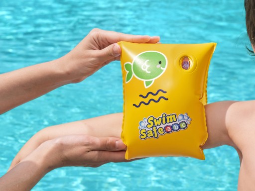 SwimSafe plavecké návleky Bestway 25x15cm