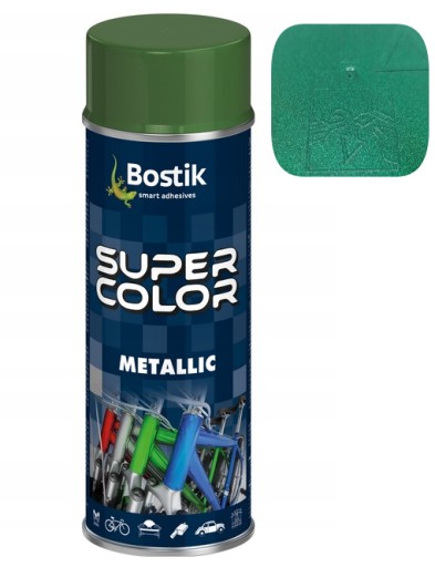 BOSTIK GREEN Super Color Metalický lak na nechty 400 ml