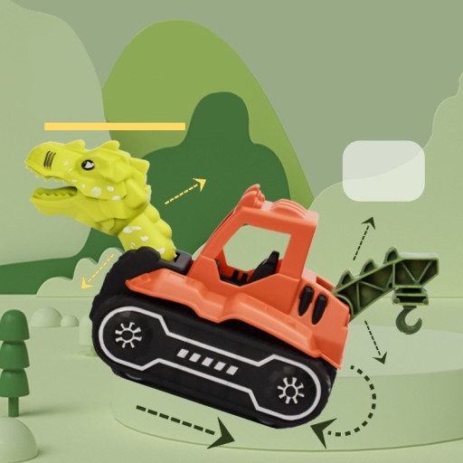 AUTOHRAČKA DINOSAUR S POHONOM, RÔZNE TYPY