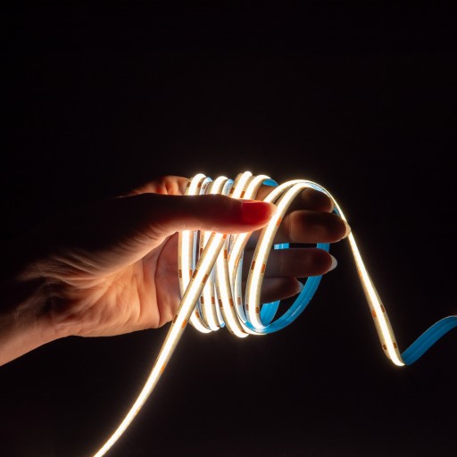 VÝKONNÝ COB LED pásik 1m 12V 12W neutrálna LED linka