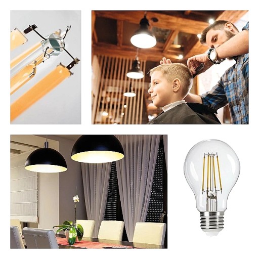 Kanlux dekoratívna LED žiarovka s veľkým závitom E27 7W=60W 810lm studená biela