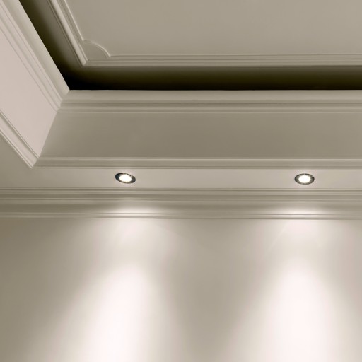 Hermetické halogénové očko pre Soffit White IP44