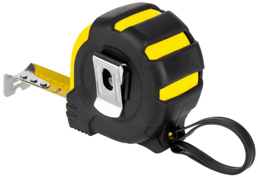 Zvinovací meter, lakovaná oceľ REBEL 5m 25mm