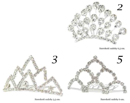 DIADEM Hrebeň Ozdoba do vlasov Hrebeň SVADBA Svadba