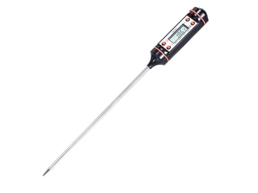 KUCHYNSKÝ TEPLOMER DIGITÁLNA LCD SONDA NA MÄSO, VÍNO, TEKUTÉ POTRAVINY