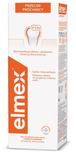 Elmex ústna voda proti zubnému kazu 400 ml