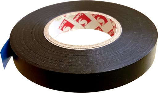 Scapa 2702A PVC páska 12mm/33m čierna, zateplenie