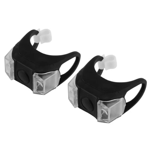 BIKE LAMPA NA RIADÍTKA BIKE LIGHT SET PREDNÁ ZADNÁ NA BICYKEL