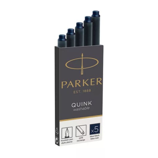 ATRAMENTOVÉ KAZETY STANDARD NAVY 5 KUSOV PARKER