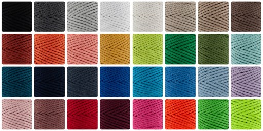 Krútená šnúra YarnArt | Macrame lano 3mm | 768