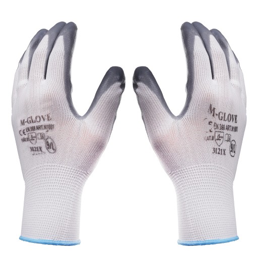 10 párov rukavíc Pracovné rukavice STRONG NITRILE
