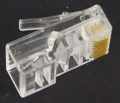 KONCOVKA ZÁSTRČKA RJ45 RJ 45 RJ-45 10 kusov