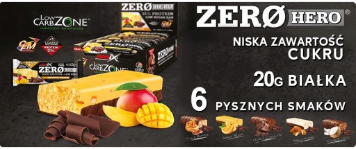 Diétna tyčinka na chudnutie AMIX ZERO HERO BEZ CUKRU Orange Sorbet
