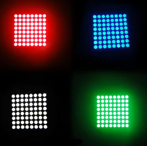 MATRIX LED 8X8 I2C MAX7298 ČERVENÁ