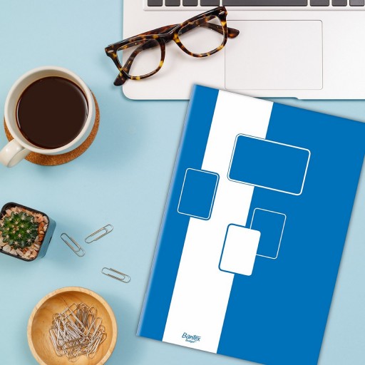 BANTEX BUDGET NOTEBOOK A5/32K mriežka S OKRAJOM