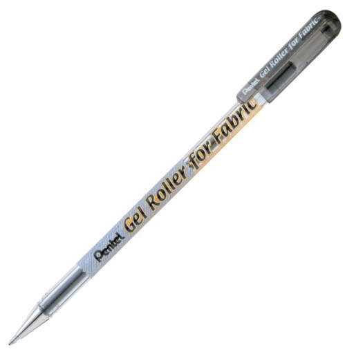 Pentel BN15A-1B gélové pero na látky čierne
