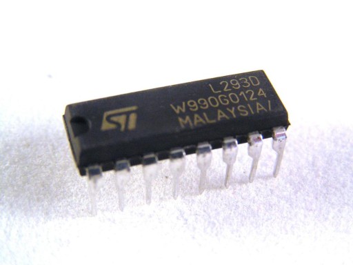 L293D 2-KANÁLOVÝ OVLÁDAČ MOTORA H-BRIDGE DIP16