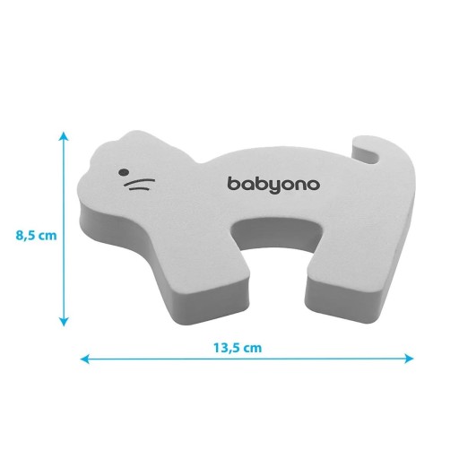 BabyOno zvierací zámok dverí biely pes 958