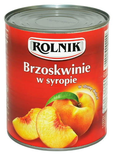 Rolník Broskyňa v sirupe 850 ml