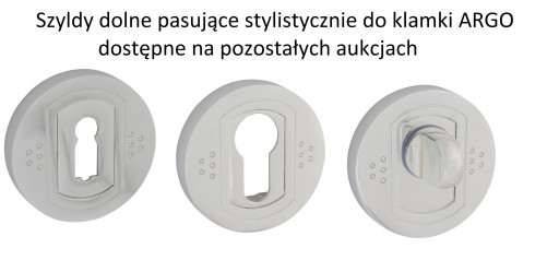 Znak, rozeta na kľúč ARGO Chrome Glossy