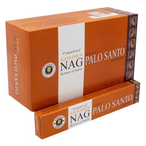 Vonné tyčinky Golden Nag 15g - Palo Santo Agarbathi