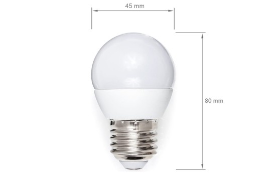 LED ŽIAROVKA E27 4W SMD2835 NEUTRÁLNA BIELA 4500K