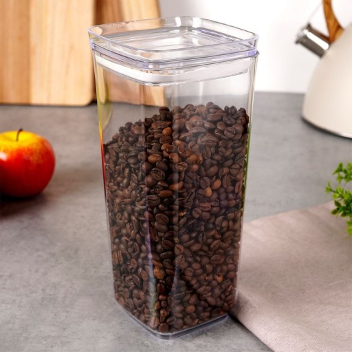 Kuchynská nádoba na sypké produkty, potraviny, kávu, cukor, soľ, cestoviny, 1,7L