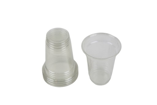 PET hrnček 300/430ml TRANSPARENT na nápoje a'50