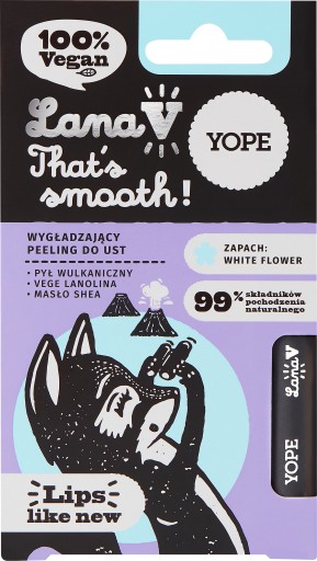 Peeling na pery Yope 5G, ktorý je hladký